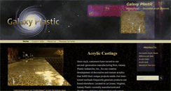 Desktop Screenshot of galaxyplastic.com