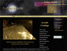 Tablet Screenshot of galaxyplastic.com